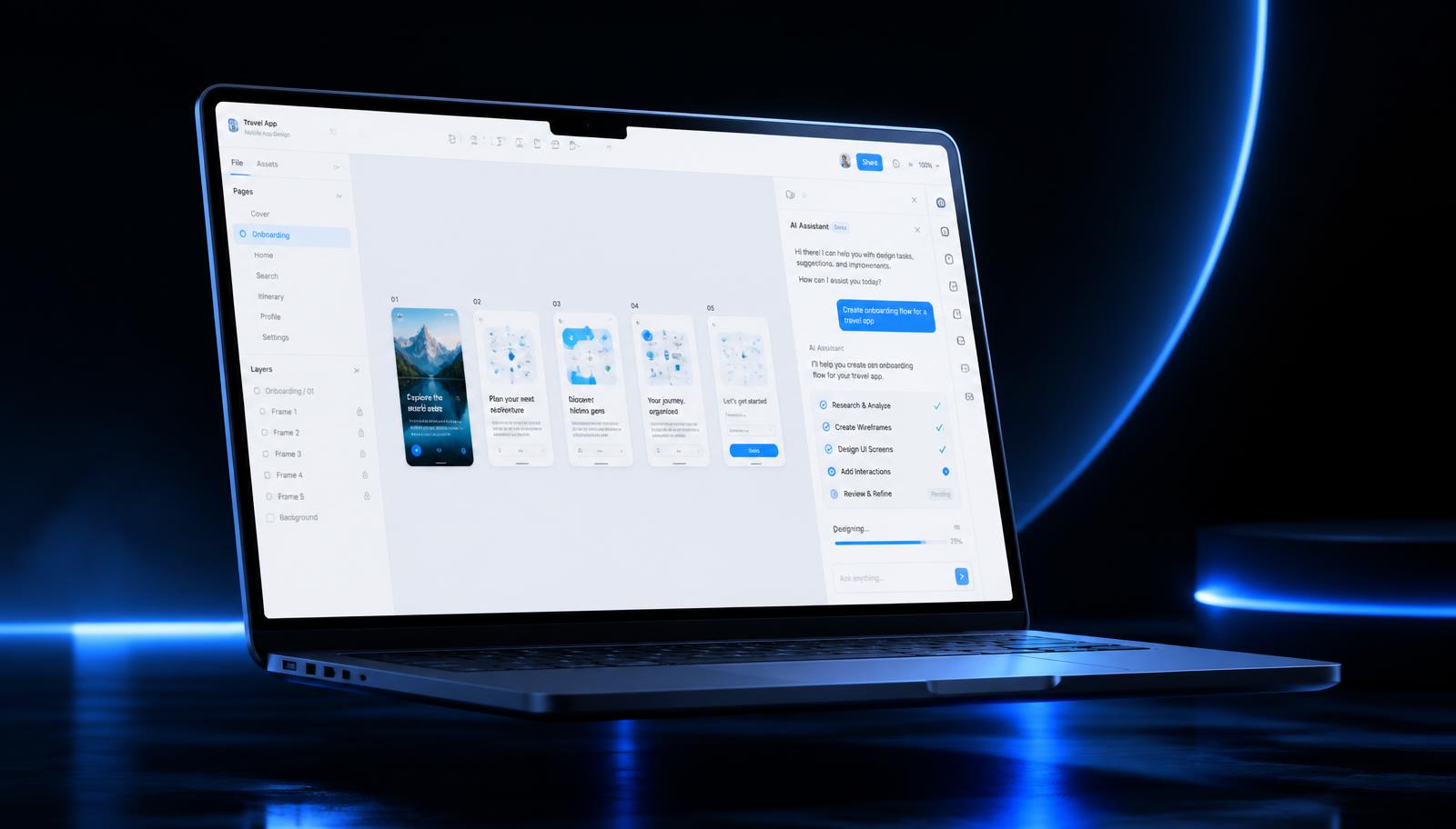 DesignFlow — an AI design workflow agent inside Figma